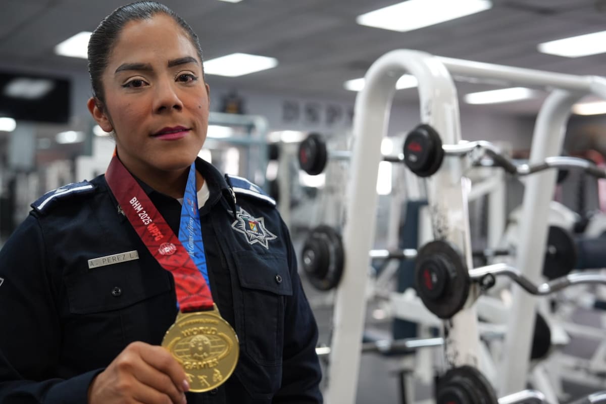 Oficial de Mexicali hace historia con medalla de oro en Mundial de Policías y Bomberos