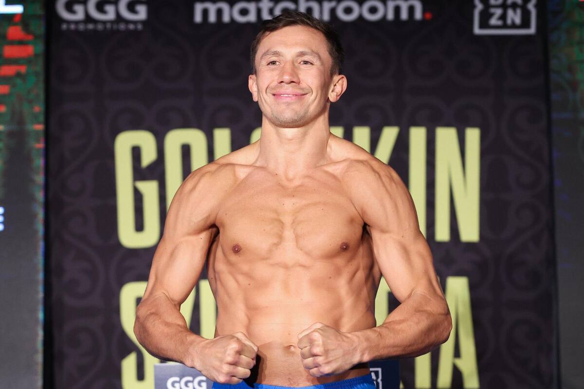 Golovkin listo para su regreso e imponer una marca de defensas