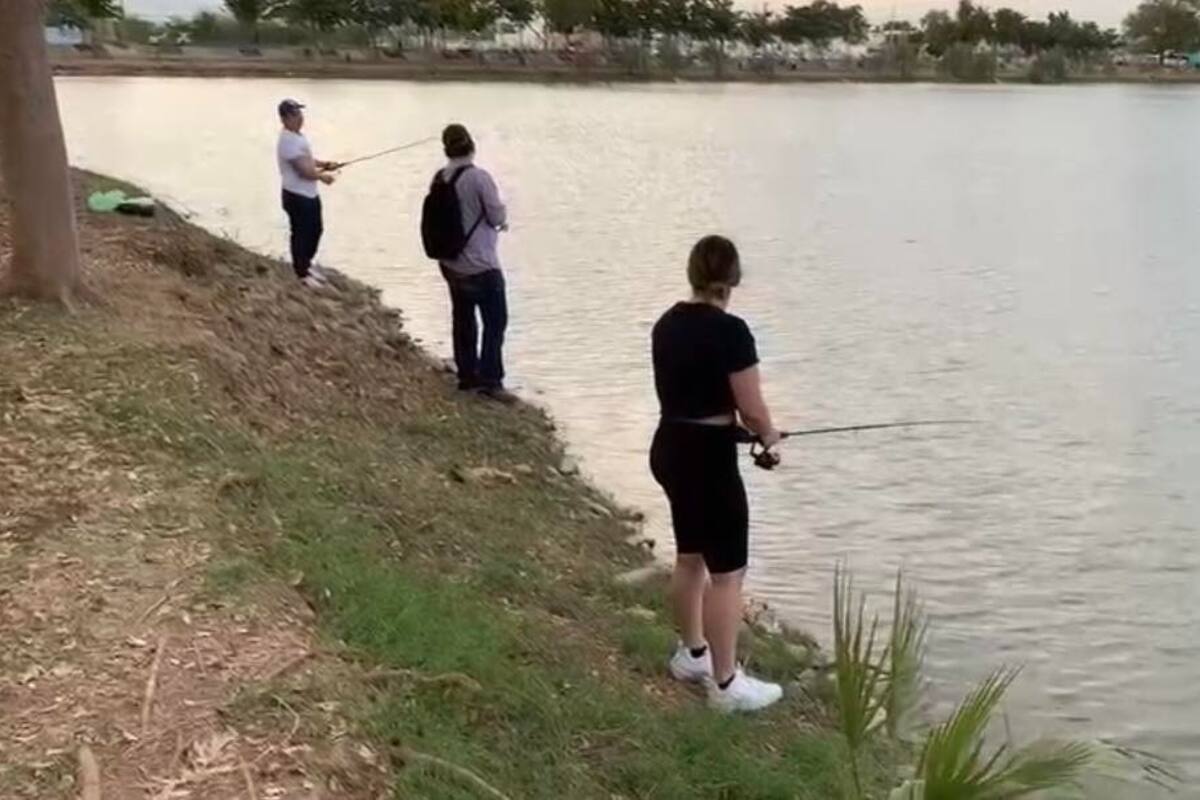 Realizan en la Laguna del Náinari, pesca deportiva