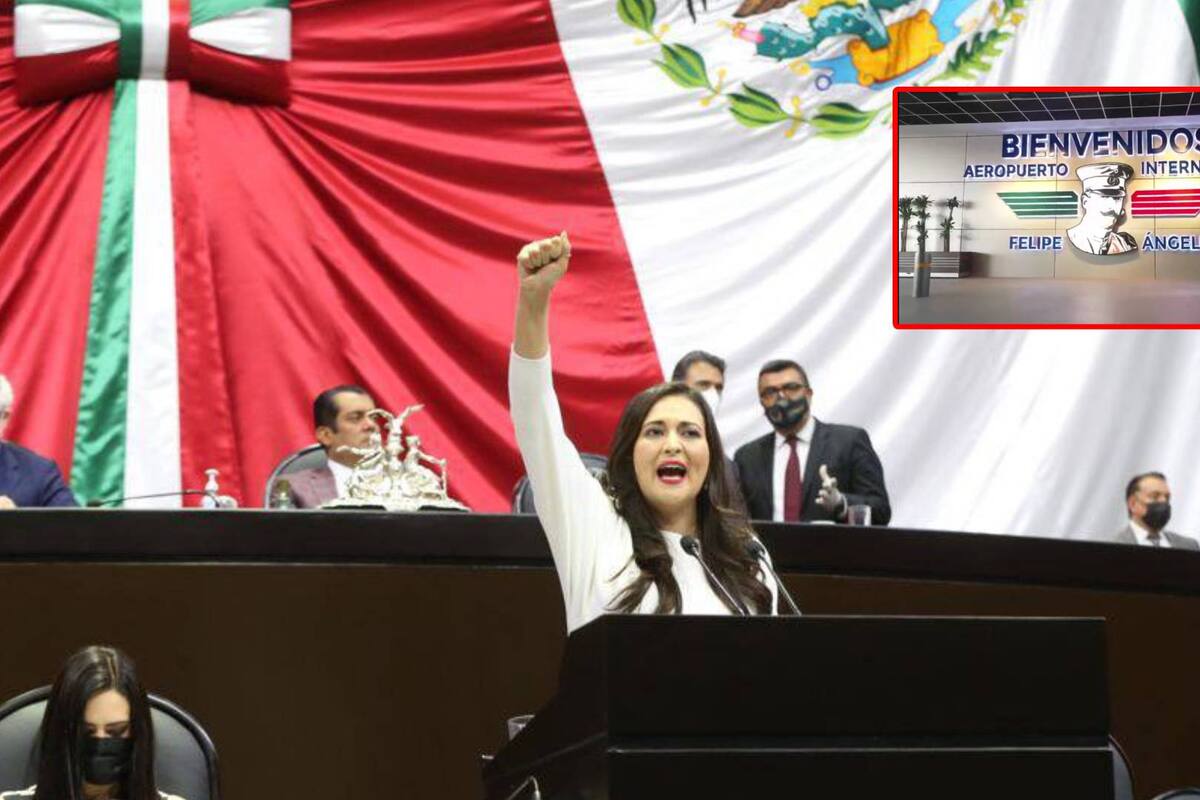 Diputada del PRI halaga aeropuerto de Santa Lucía: “Mucho más barato volar aquí”, declara