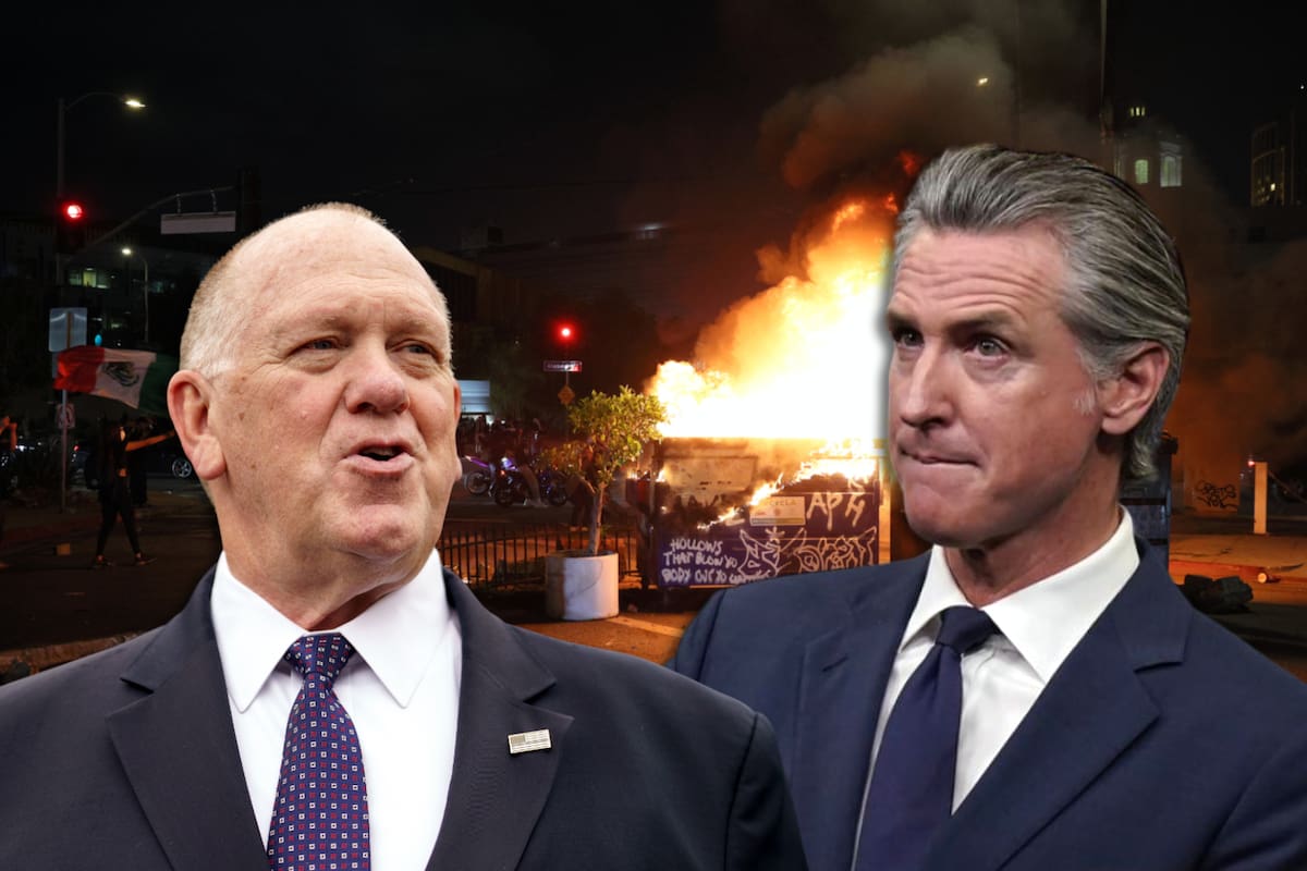“Tom, arréstame ¡Vamos!”: El ‘Zar de la frontera’ retracta su amenaza de arrestar al gobernador de California por “obstruir” en las redadas de ICE ordenadas por Donald Trump
