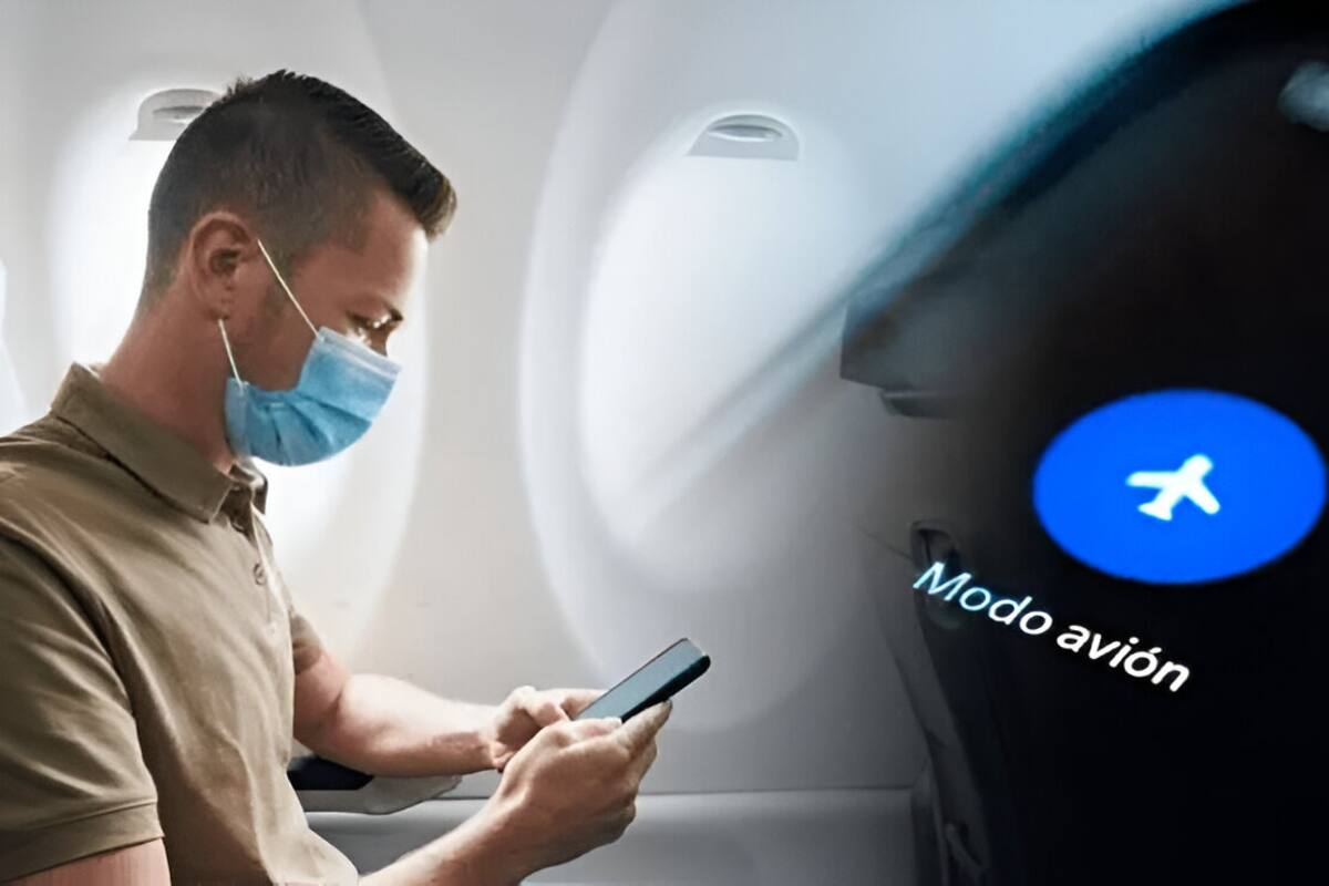 ¿Por qué debemos poner el celular en modo avión al volar?