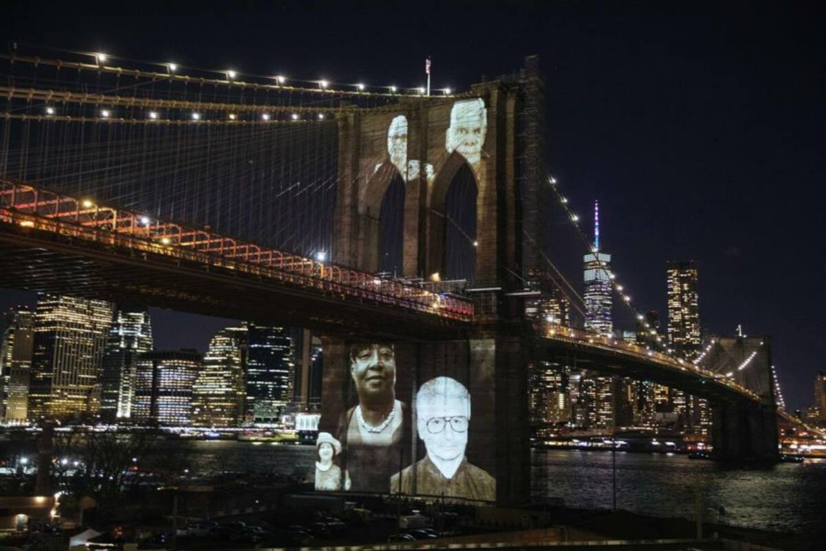 Nueva York recuerda a los 30,000 muertos de la pandemia, su mayor tragedia