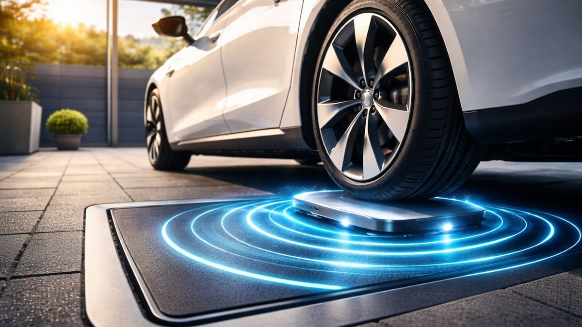 La carga inalámbrica de coches eléctricos alcanza un 90 % de eficiencia y deja de ser una alternativa ineficiente frente al cable