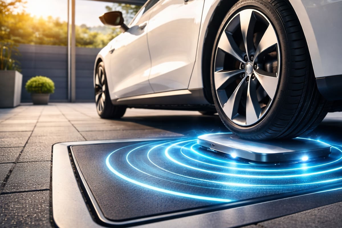 La carga inalámbrica de coches eléctricos alcanza un 90 % de eficiencia y deja de ser una alternativa ineficiente frente al cable