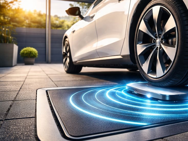 La carga inalámbrica de coches eléctricos alcanza un 90 % de eficiencia y deja de ser una alternativa ineficiente frente al cable