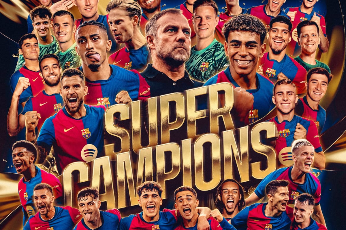 ¡Baile Culé! El Barcelona aplasta al Real Madrid en la final de la Supercopa de España