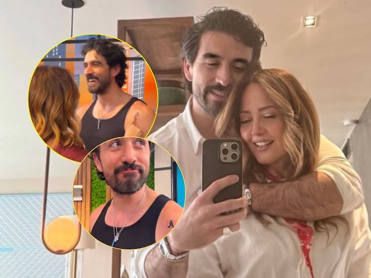 Durante la transmisión del programa Hoy, Luis Carlos Origel se tatúa la inicial “A” en el hombro en honor a su pareja, la conductora Andrea Legarreta