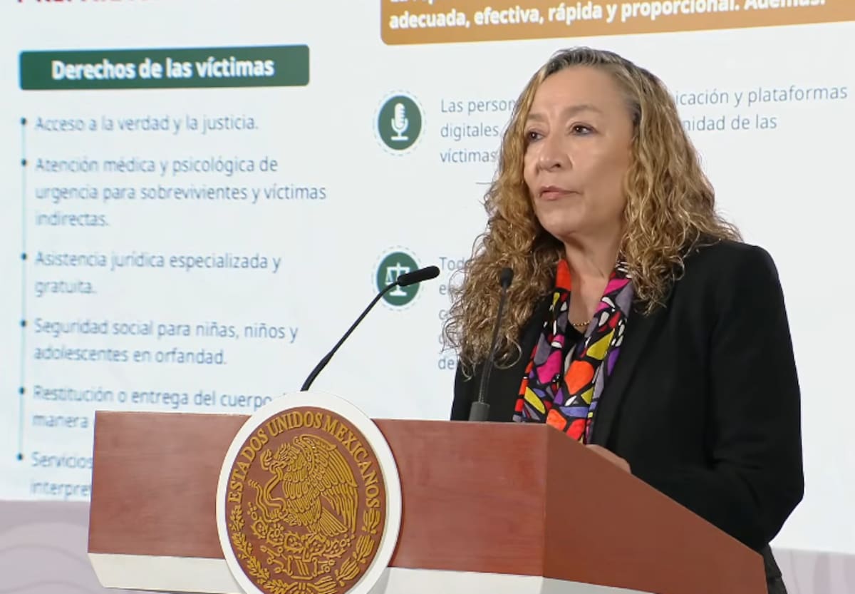 Ingrid Gómez Saracíbar destacó que el feminicidio impacta a todo el entorno familiar. | Foto: Captura de pantalla