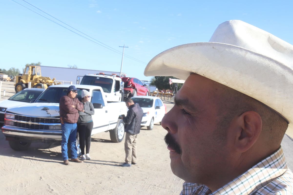 "Iba a sacar las placas y... pasó el choque"
