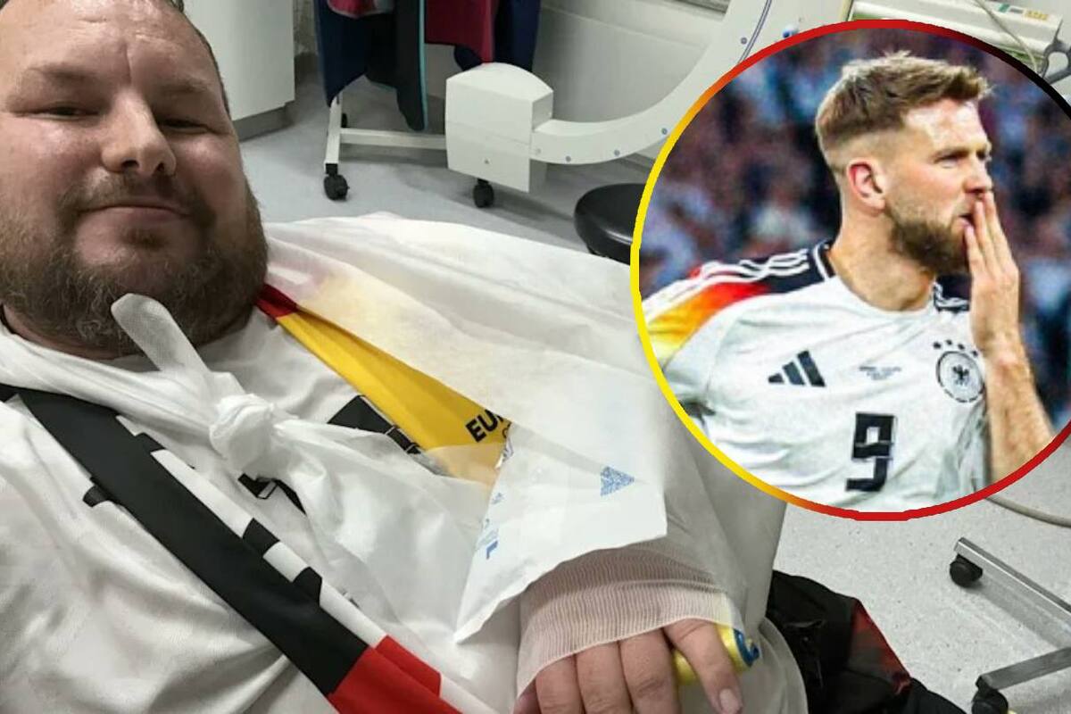 Jugador alemán fractura la mano de un aficionado con un balonazo