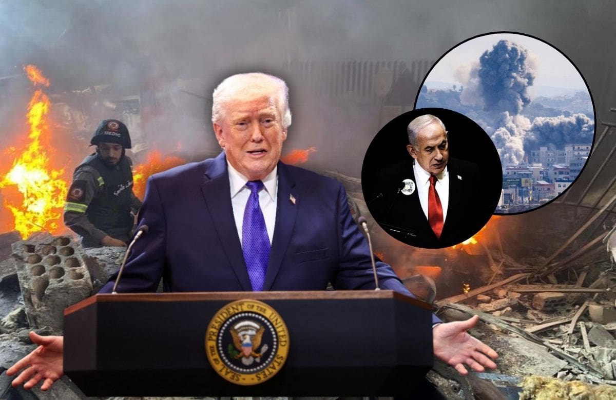 El presidente de Estados Unidos aseguró que Israel y Líbano iniciarán una tregua de 10 días tras conversaciones recientes. | Foto: Reuters/Xinhua/Especial GH