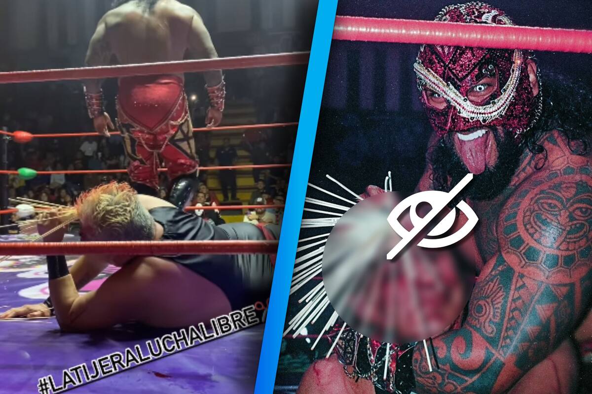 VIDEO: Imágenes aterradoras del rostro ensangrentado de Shocker tras lucha con DMT Azul