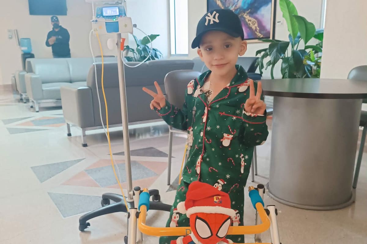 Rifa solidaria busca apoyar el tratamiento de David Eliseo, niño de 6 años, contra tumor de Wilms