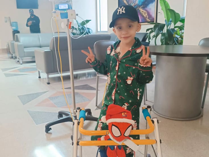 Rifa solidaria busca apoyar el tratamiento de David Eliseo, niño de 6 años, contra tumor de Wilms