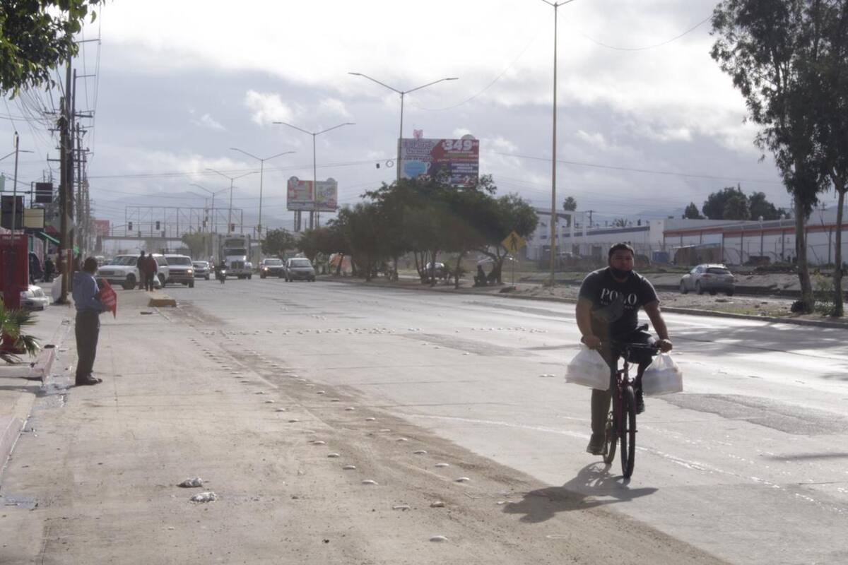 Ciudadanos destacan el poco uso de ciclovía en bulevar Benítez