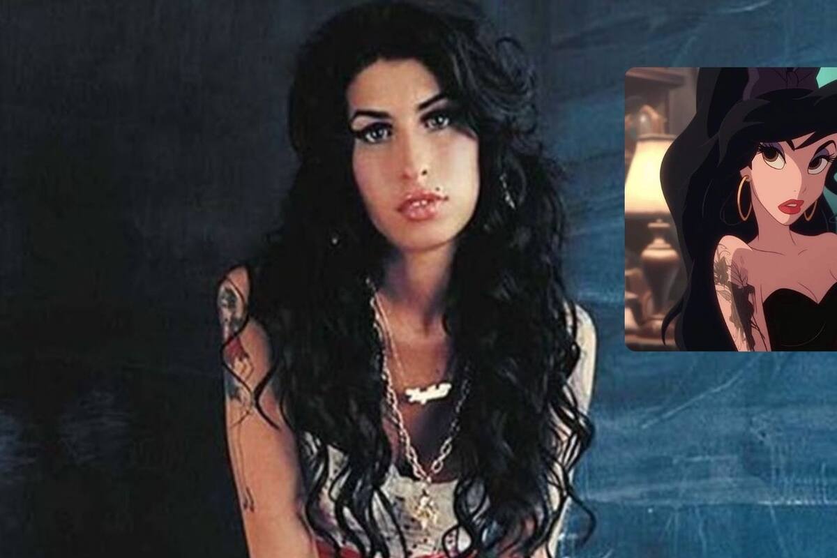 Inteligencia artificial muestra cómo se vería Amy Winehouse en estilo Disney