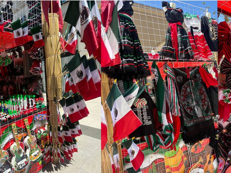 Inicia tradicional venta de artículos mexicanos por 16 de septiembre