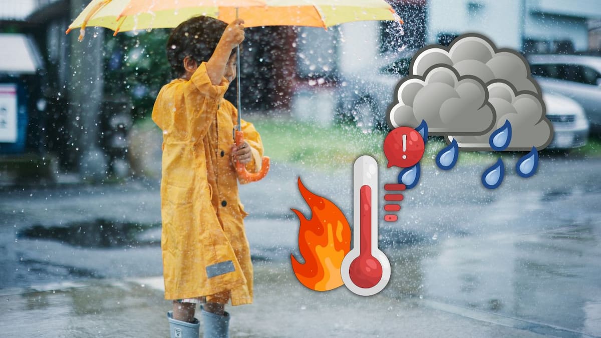 El SMN prevé lluvias fuertes, tormentas eléctricas y temperaturas superiores a 45 grados en Sonora y otras regiones del país.