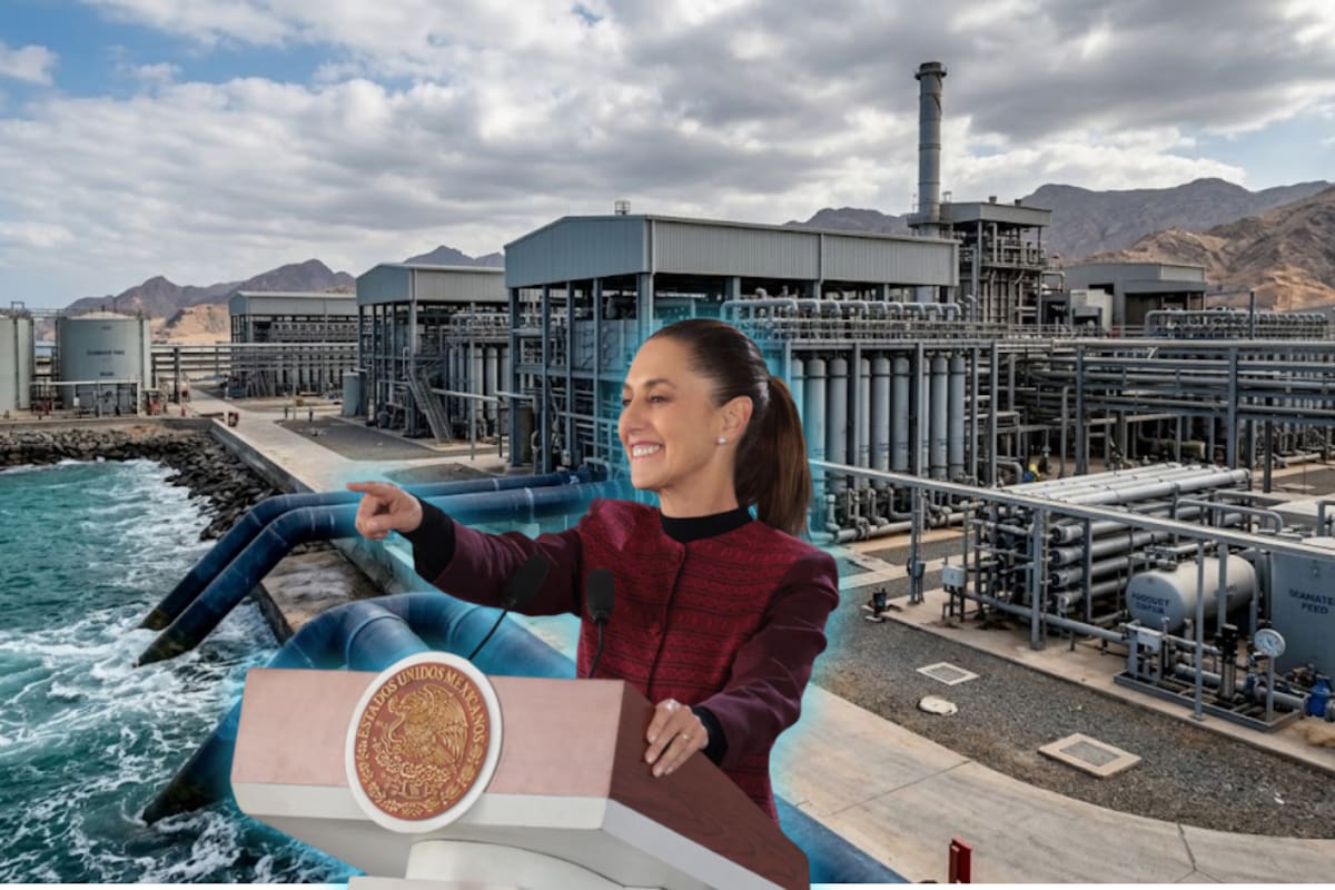 220 millones de litros de agua potable podrán producirse cada día a partir del agua de mar para reforzar el abasto de casi un millón de personas ante la dependencia del río Colorado