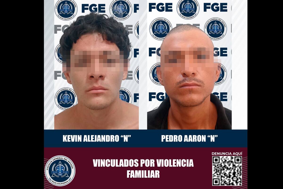 Dictan prisión preventiva a dos acusados por violencia familiar