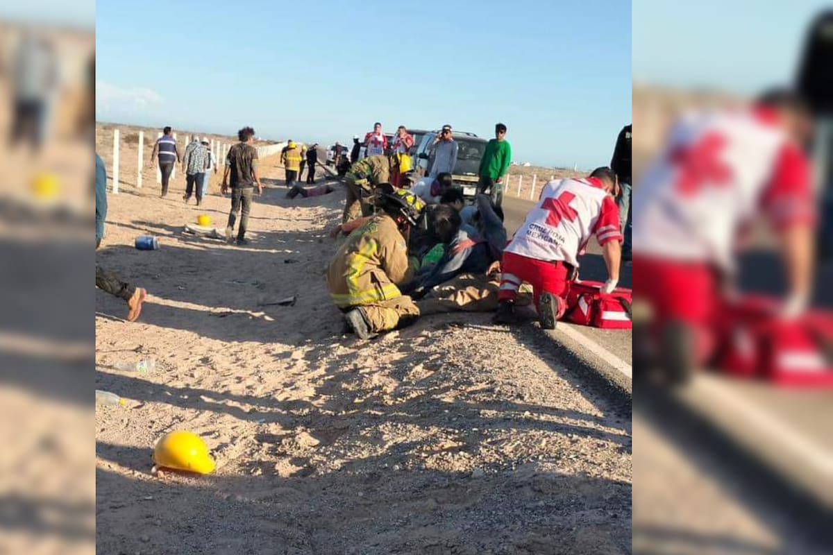 Puerto Peñasco: Revelan lista de 17 heridos tras volcamiento donde salieron proyectados