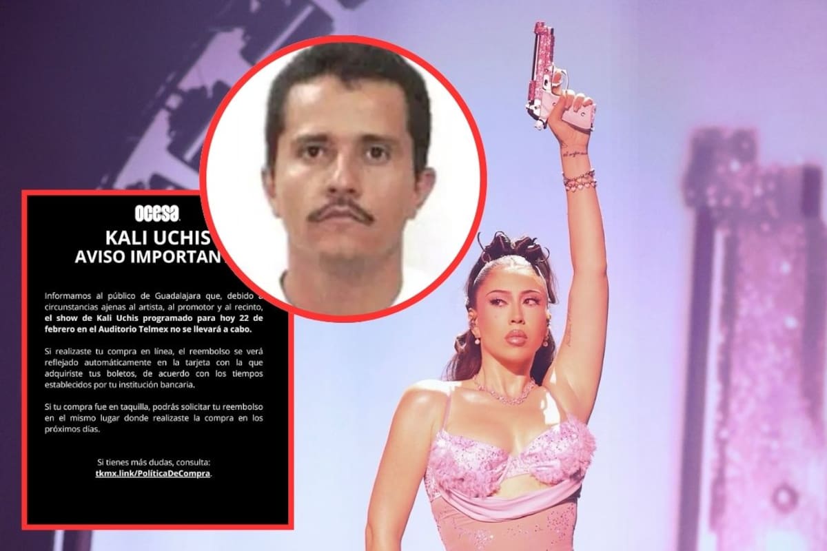 Cancelan concierto de Kali Uchis en Guadalajara por inseguridad en Jalisco tras la muerte de “El Mencho”: operativos federales obligan a suspender eventos masivos