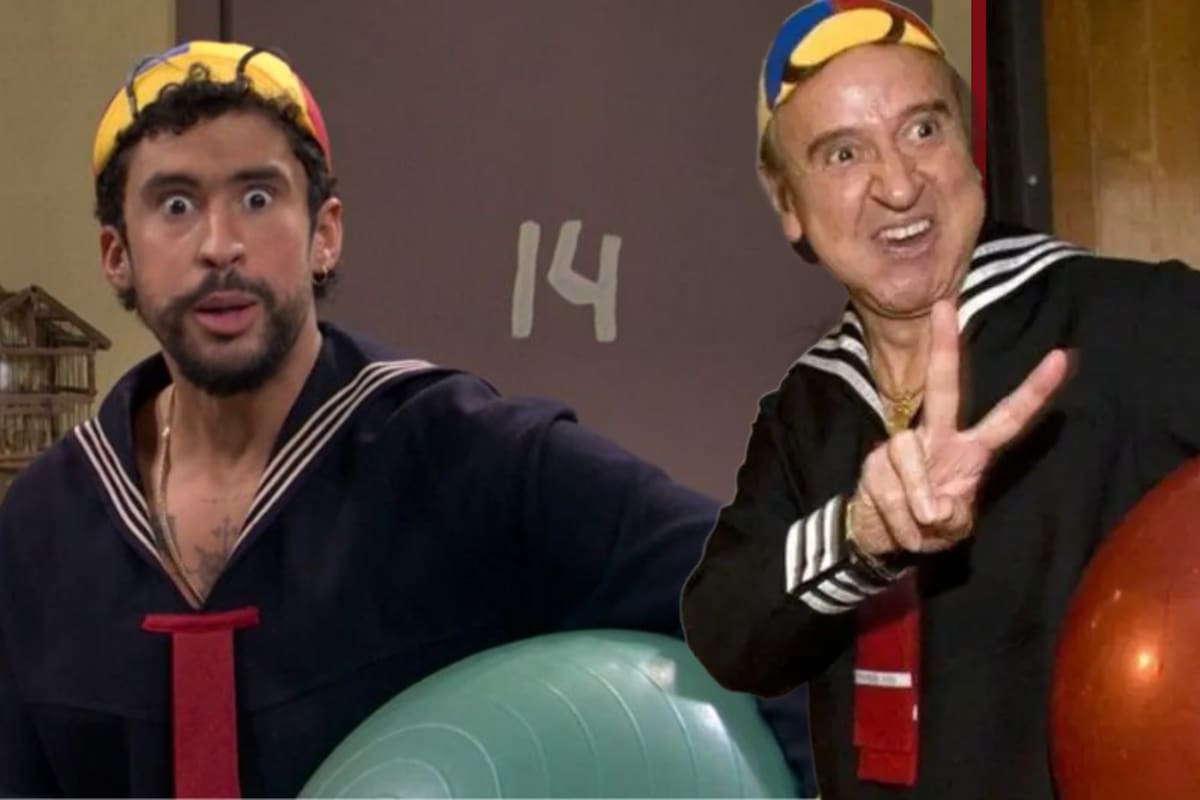 Carlos Villagrán reacciona a la parodia de Bad Bunny como Quico durante SNL; “me tocará cantar ‘El sapito a tu estilo’”