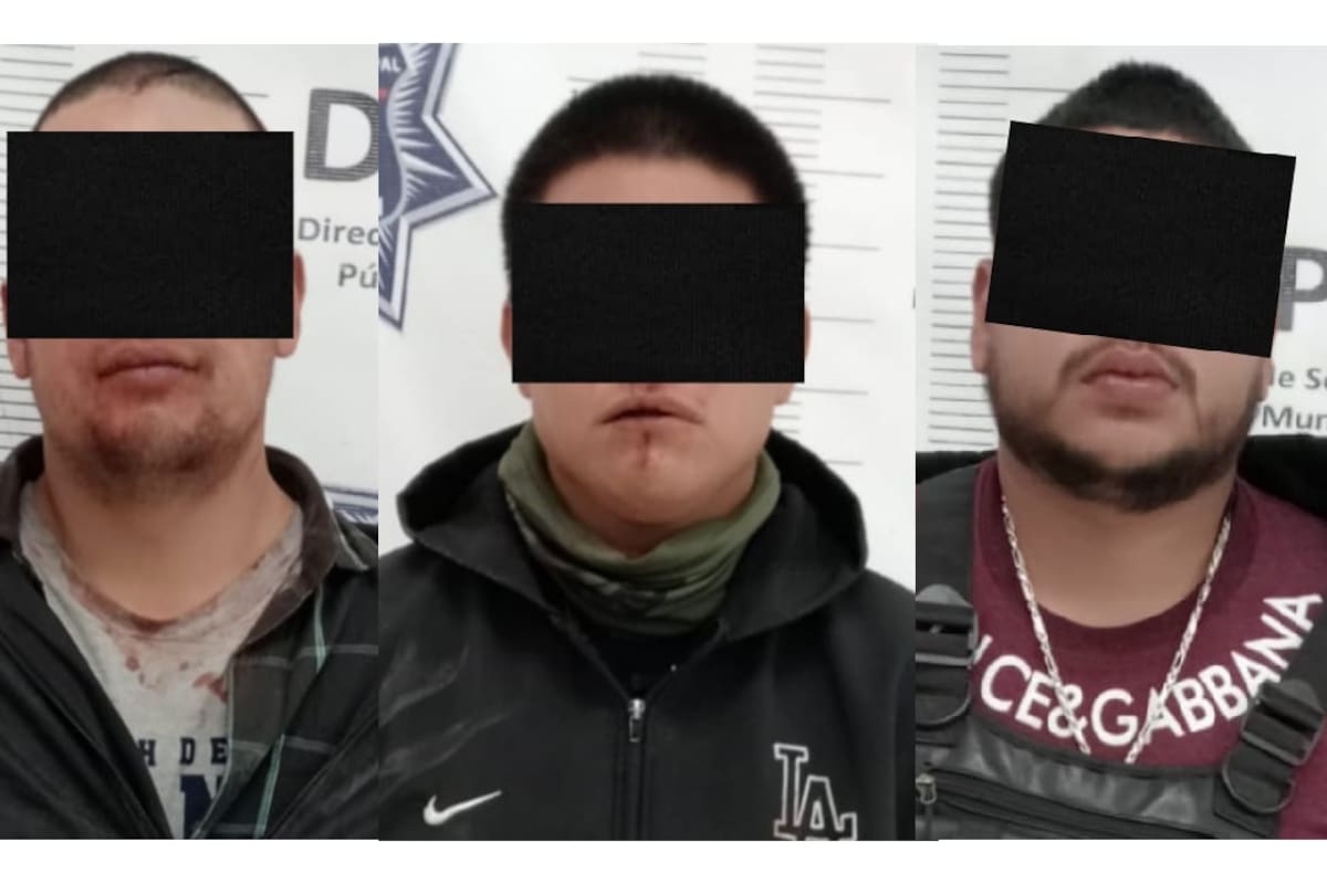 Arrestan a tres; golpearon a hombre en asalto domiciliario