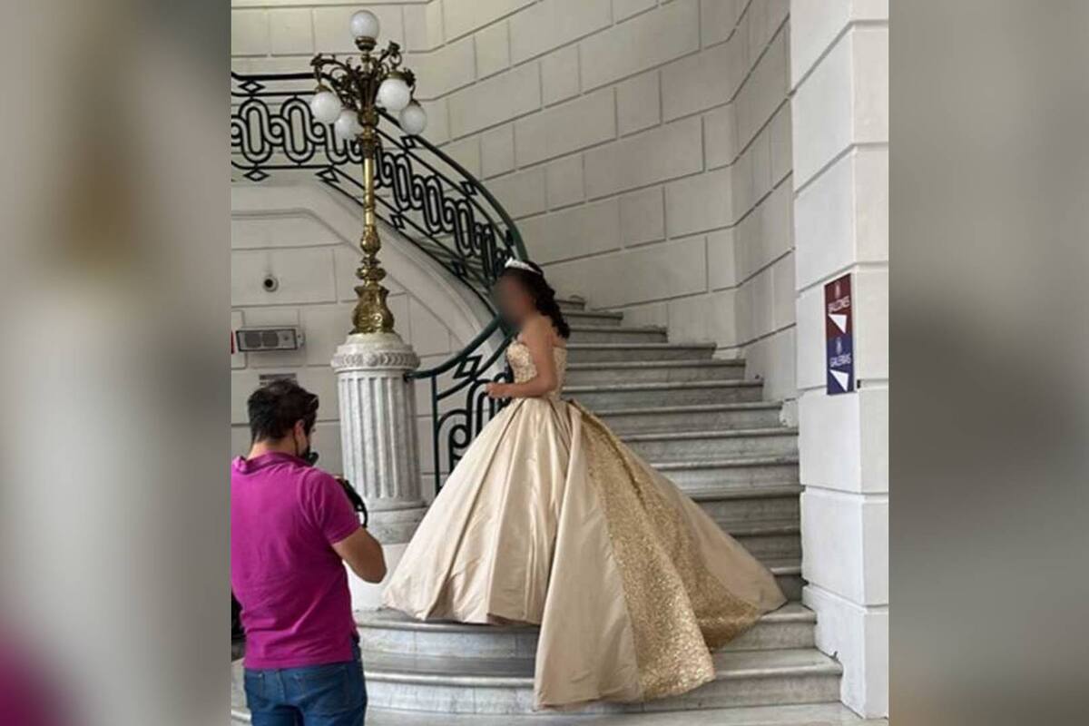 Regañan a diputado por dejar entrar a quinceañera al Congreso de CDMX para tomarse foto