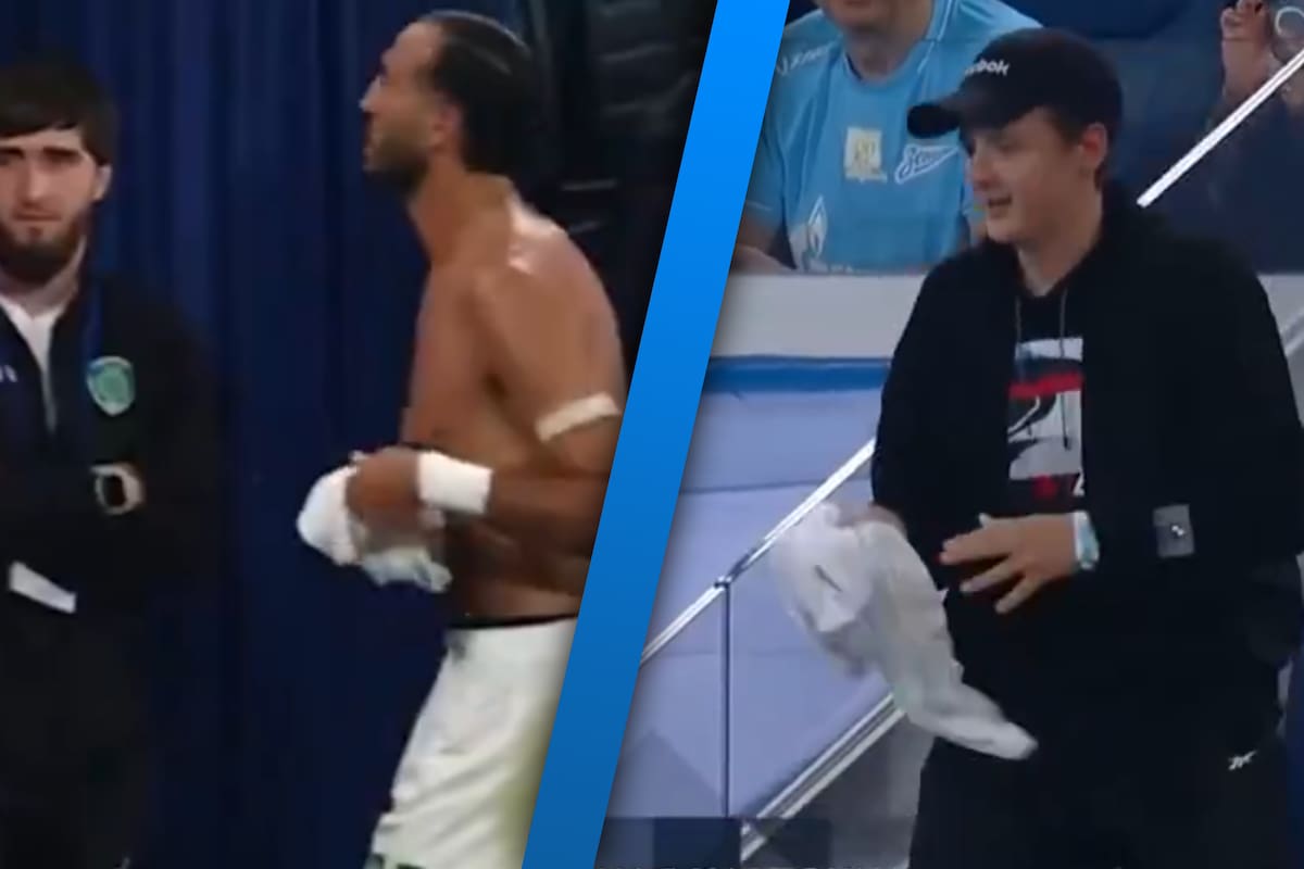 Un aficionado tuvo que devolver una playera de un jugador tras la revisión del VAR en la Copa de Rusia