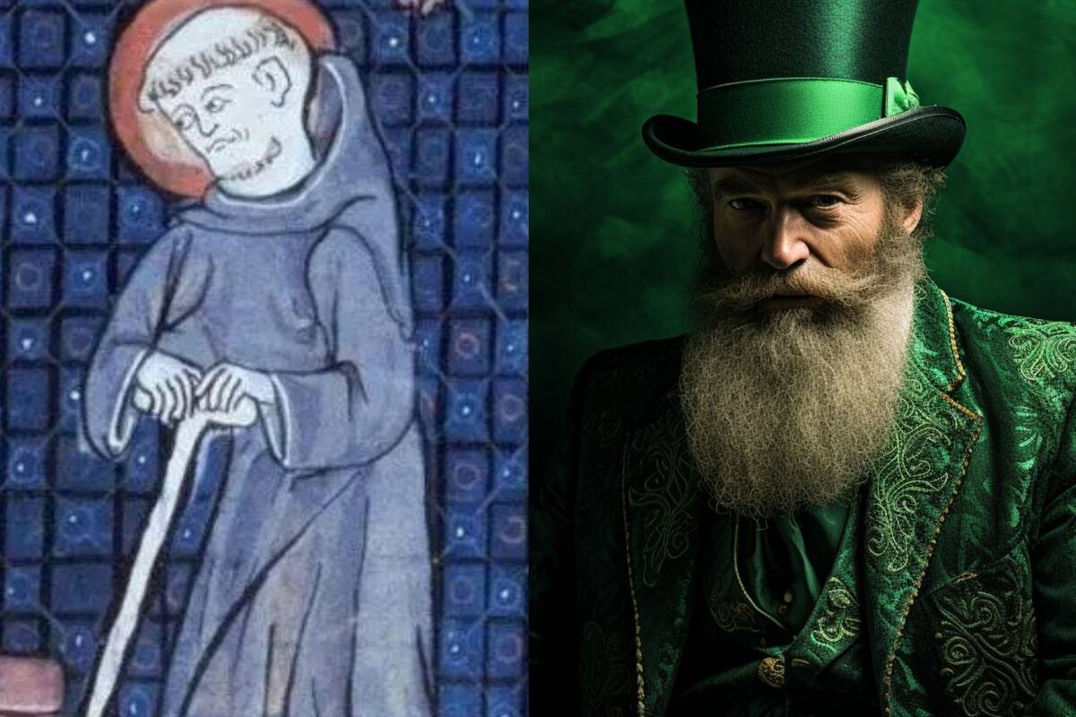 Del azul al verde: La evolución del color de San Patricio