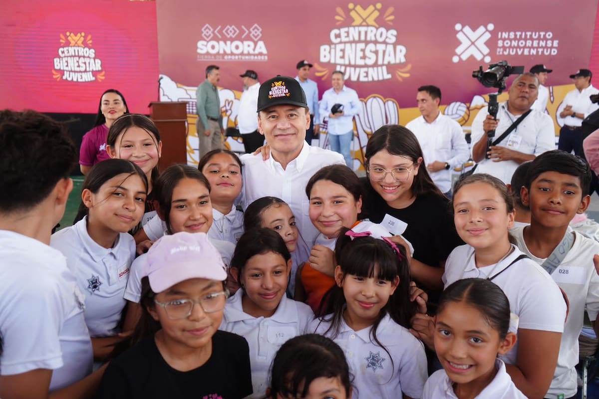 Gobernador Durazo encabeza arranque de los Centros de Bienestar Juvenil