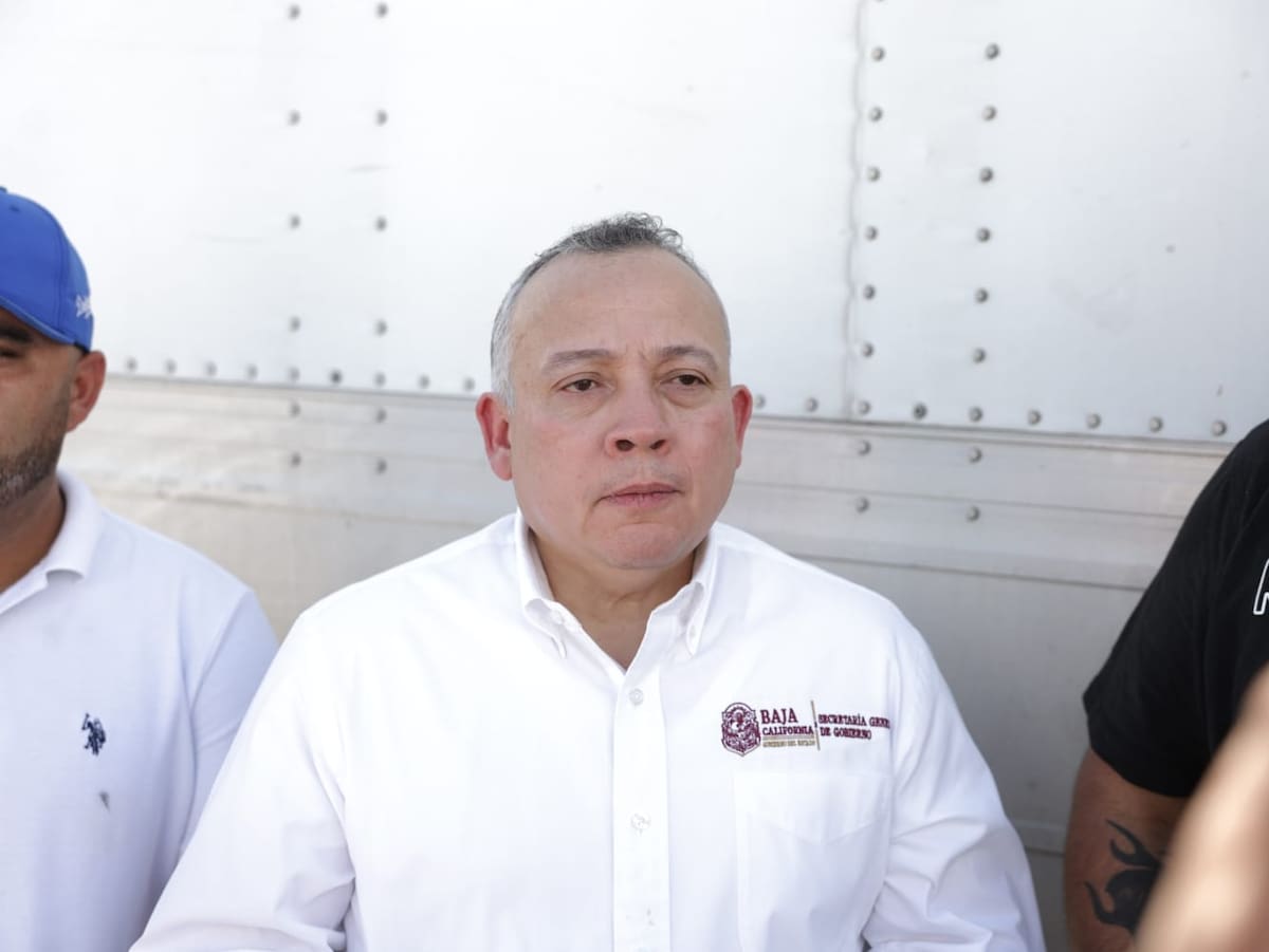 El secretario general de Gobierno de Baja California, Juan José Pon Méndez, explicó que uno de los principales puntos de conflicto se encuentra en la interpretación de las leyes estadounidenses relacionadas con el llamado cabotaje l Foto: Javier Gallegos