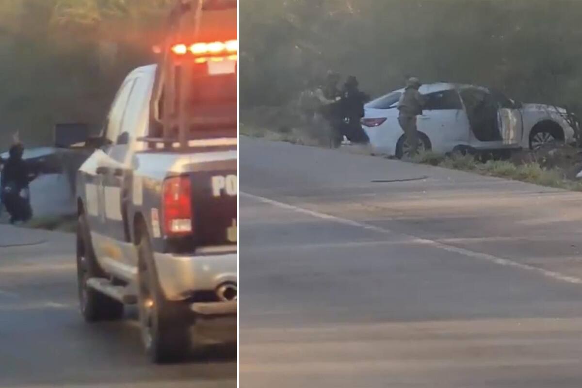 Abate Marina y Policía Municipal de Cajeme a dos presuntos sicarios