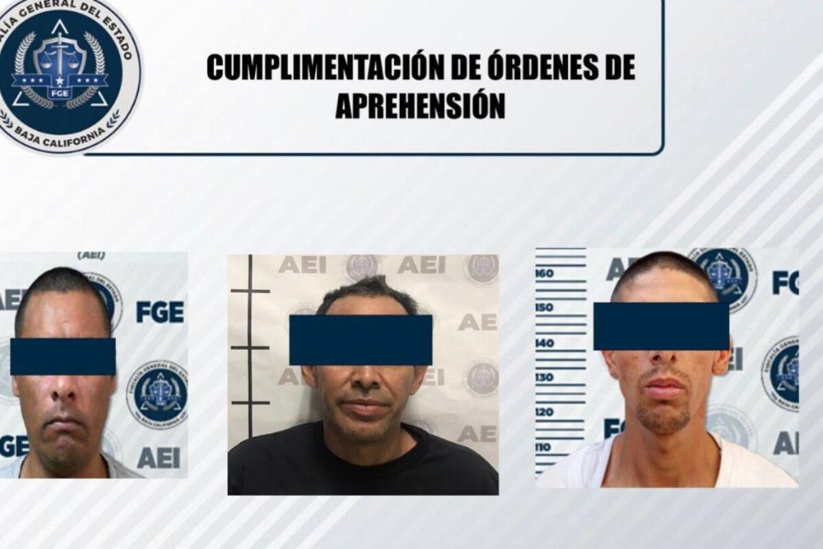 Apresan a tres prófugos en Mexicali
