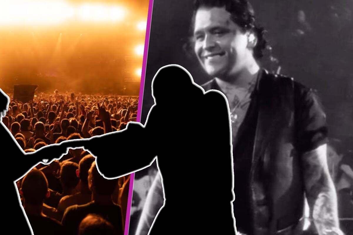 Christian Nodal interrumpe su concierto para ayudar a una fan a quien le robaron su bolsa