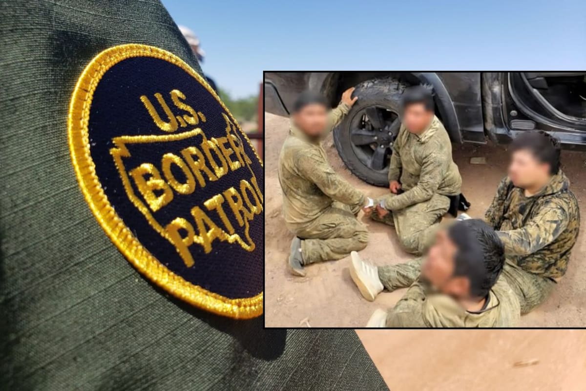 Patrulla Fronteriza captura a traficante de personas y cuatro inmigrantes en Arizona