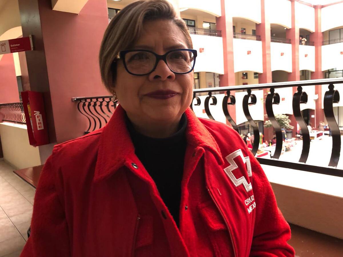 Maricela Maciel Sánchez, administradora de la Cruz Roja.