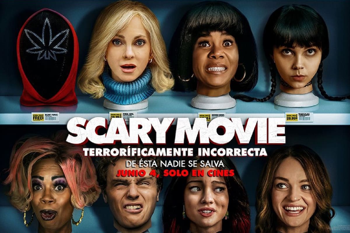 “Terriefier”, “El juego del calamar”, “Megan” y Merlina aparecen en el nuevo póster de “Scary Movie”