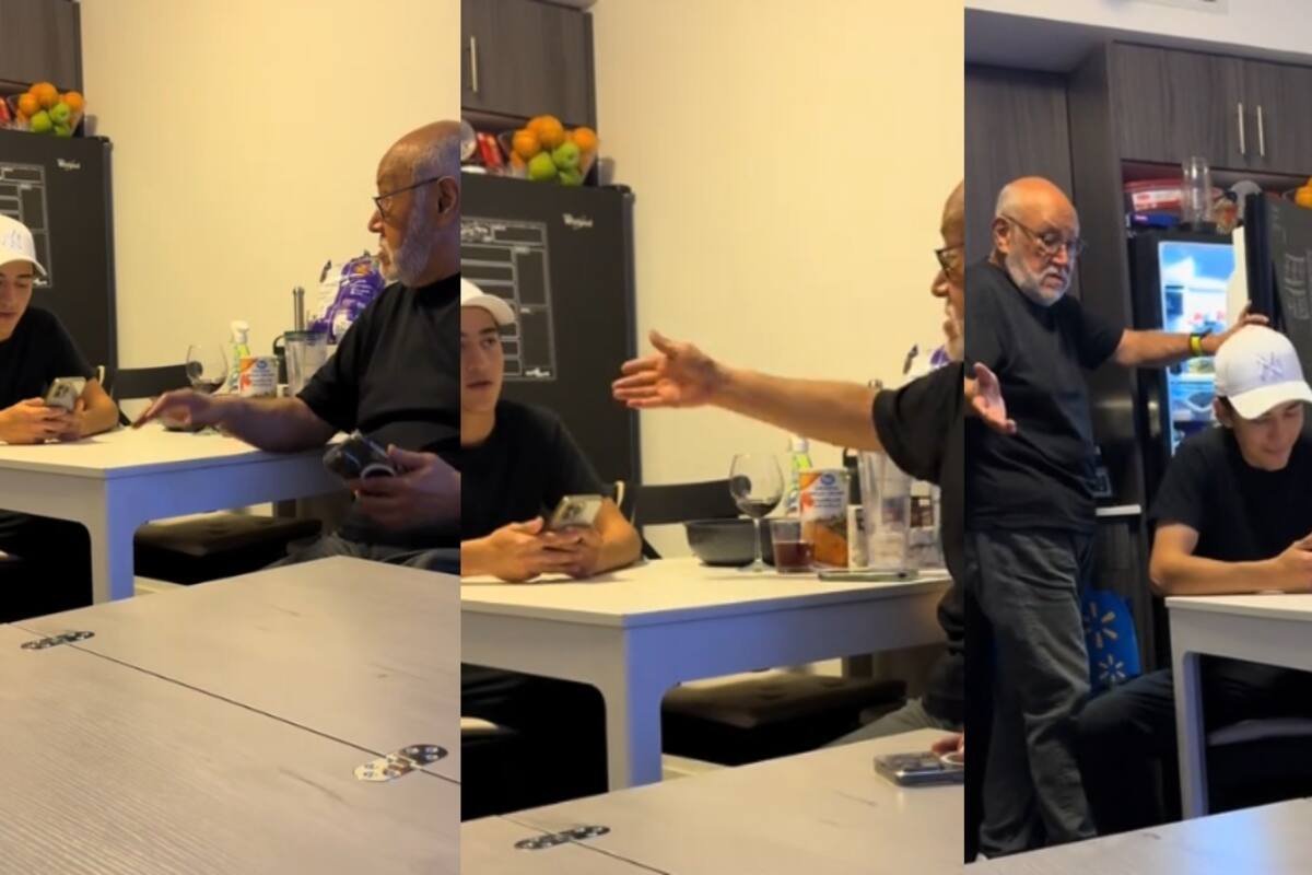 “También tienes dos pies, ahí está el refrigerador, te está pidiendo un favor”: joven le hace una broma a su padre, fingiendo que su novio fue grosero con ella