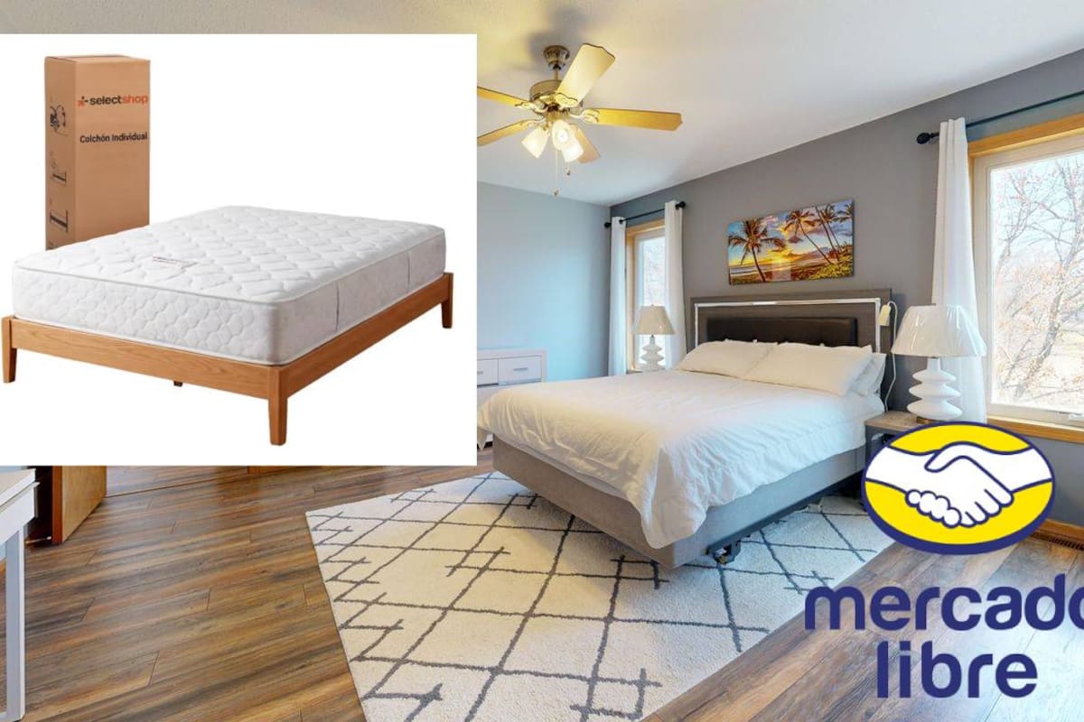 Mercado Libre reduce el precio de colchón Memory Foam con resortes a 1,578 pesos; estas son sus características y ventajas