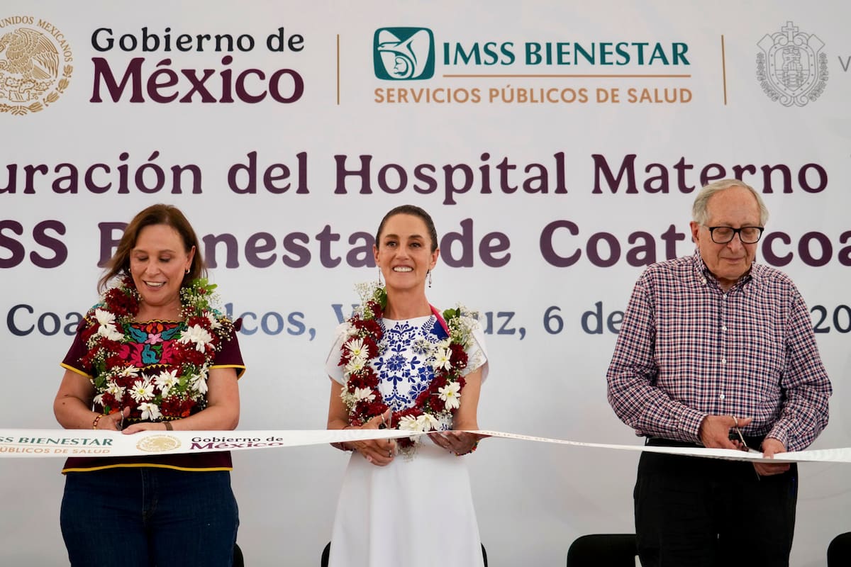 Coatzacoalcos, Veracruz, México, 6 de julio de 2025. La doctora Claudia Sheinbaum Pardo, presidenta Constitucional de los Estados Unidos Mexicanos en la Inauguración Hospital Materno Infantil IMSS-Bienestar Coatzacoalcos. | Foto: Presidencia