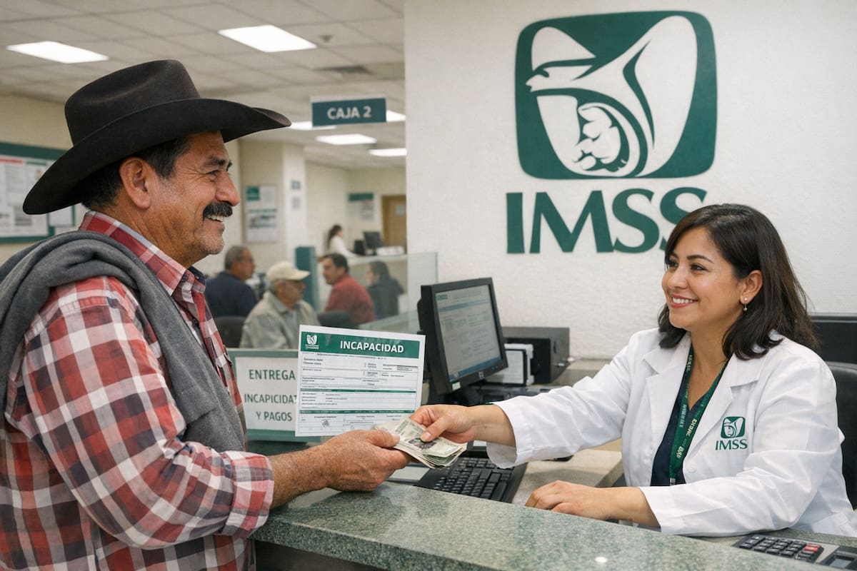 ¿Todas las incapacidades del IMSS se pagan y en cuánto? Así puedes cobrar el subsidio en 2026