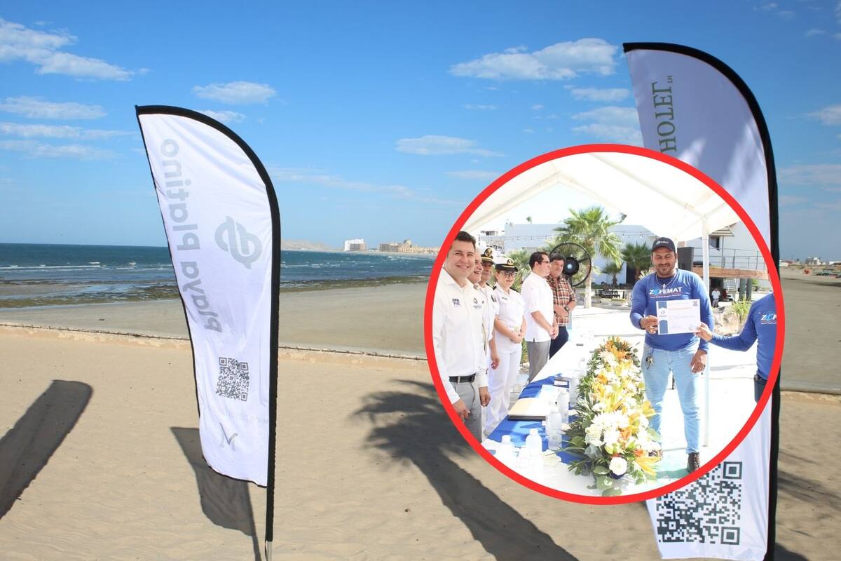 Recibe Playa Hermosa de Peñasco prestigioso galardón Platino