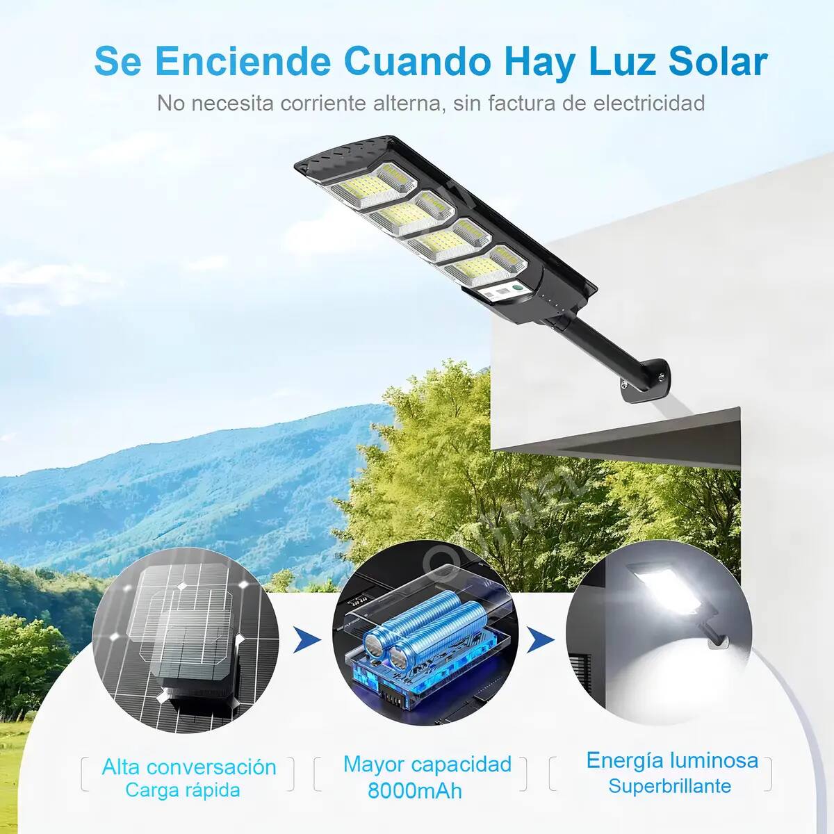 Lámpara solar para exteriores | Mercado Libre