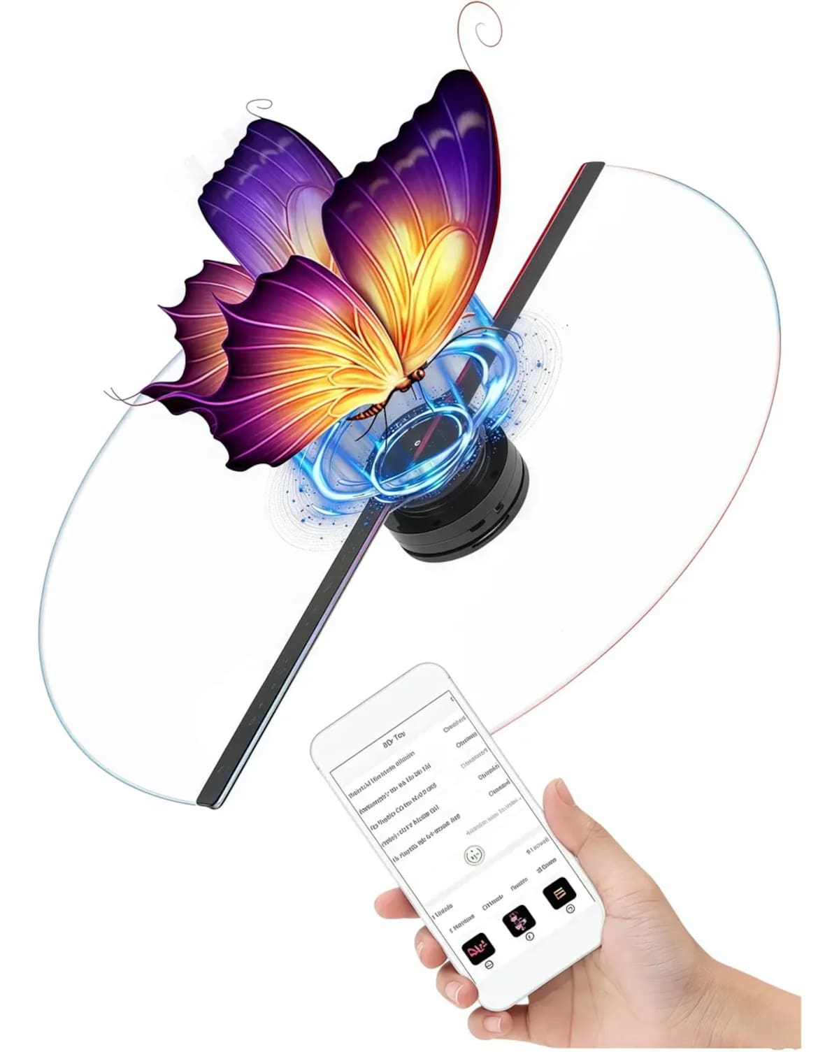Proyector holográfico tipo ventilador 3D | Mercado Libre