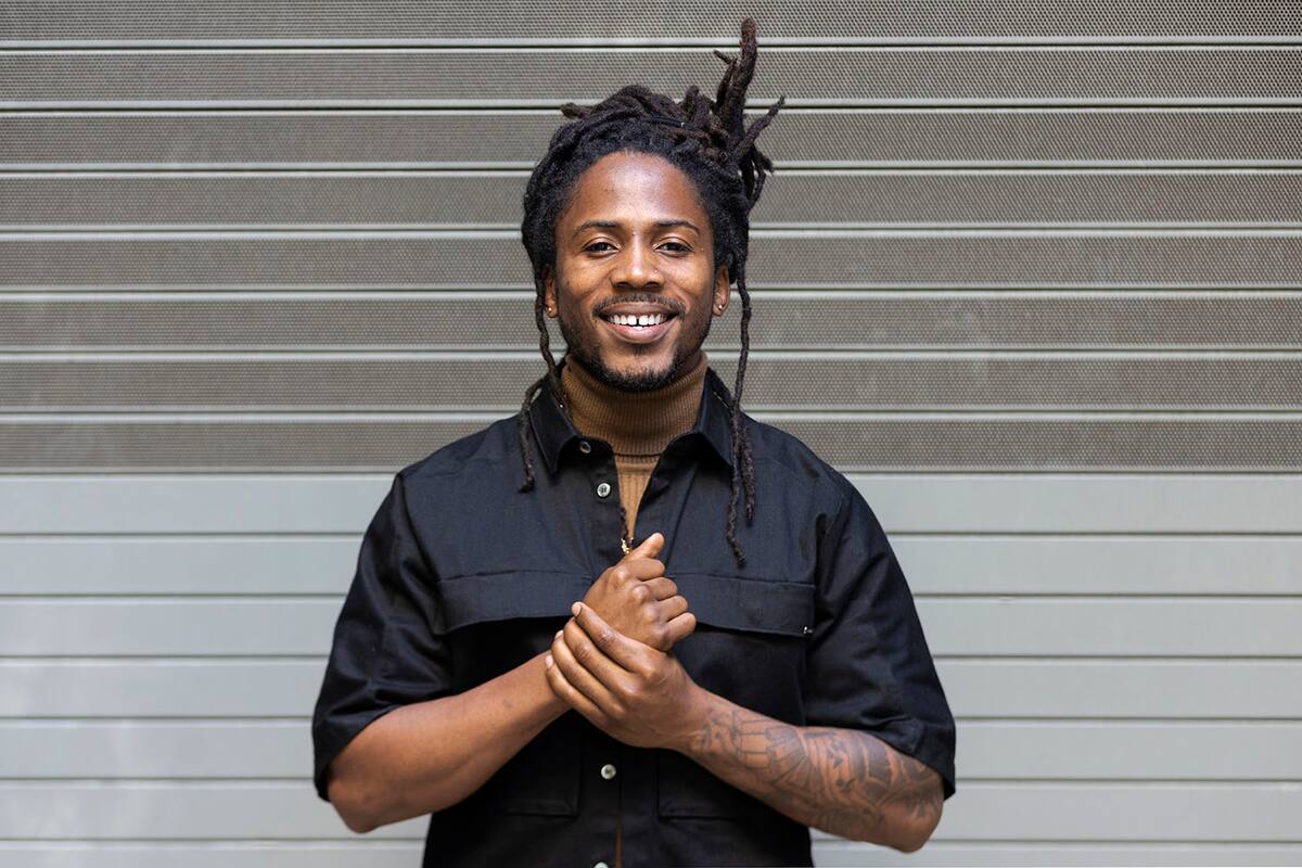 El rapero D Smoke posa en Los Ángeles el sábado 26 de diciembre de 2020. (Willy Sanjuan/Invision/AP)