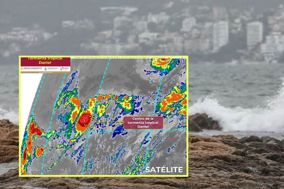 Se forma la tormenta tropical “Daniel” en el Océano Pacífico ¿Afectará a México?