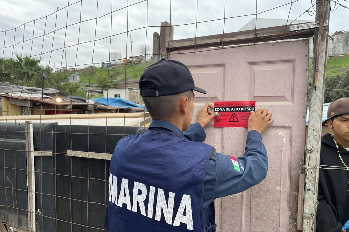 Activa Marina fase preventiva del Plan Marina ante lluvias en Ensenada